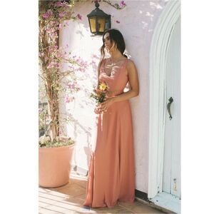 Show Me Your MuMu Peach Maxi Dress